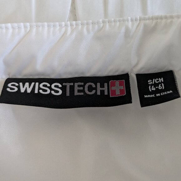 Swiss Tech Skirt Women's Size Small (4-6) White Puffer Quilted Skirt - Picture 6 of 13
